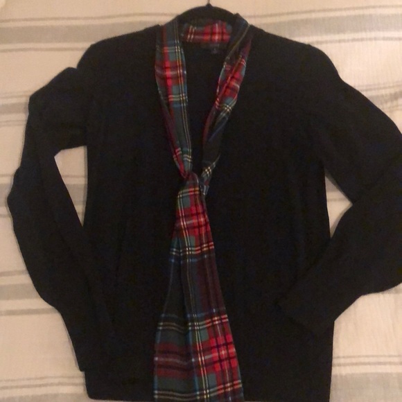 JCrew Merino wool sweater with scarf. Size S - Picture 5 of 7